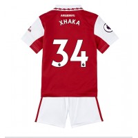 Dres Arsenal Granit Xhaka #34 Domaci za djecu 2022-23 Kratak Rukav (+ kratke hlače)